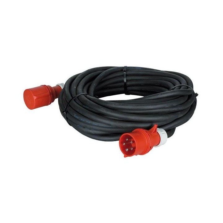 Showtec - Extension Cable, 32A 415V, 5 x 6,0 mm2 - Extensão trifásica | Z-Bombilla