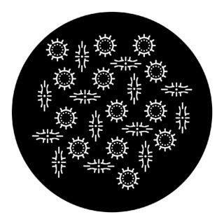 Rosco - 71003 - Standard Acciaio Gobo - Breakups | Z-Bombilla