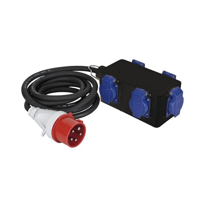 Showtec - Powersplit 1 CEE 16A - Power Distributor Triphasic 380V 400V | Z-Bombilla