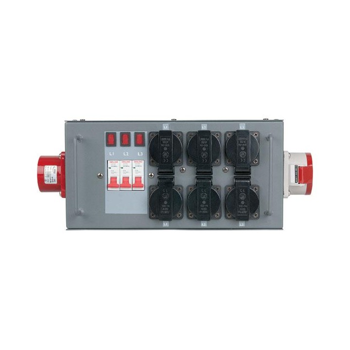 Showtec - Split Power 16 - Distribuïdor de Corrent Trifàsics 380V 400V | Z-Bombilla