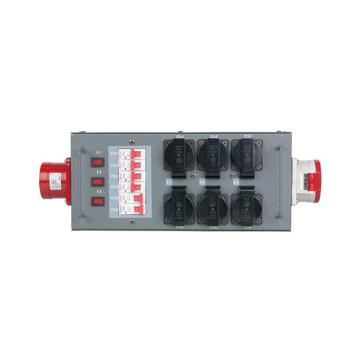 Showtec - Split Power 32 - Power Distributor Triphasic 380V 400V | Z-Bombilla
