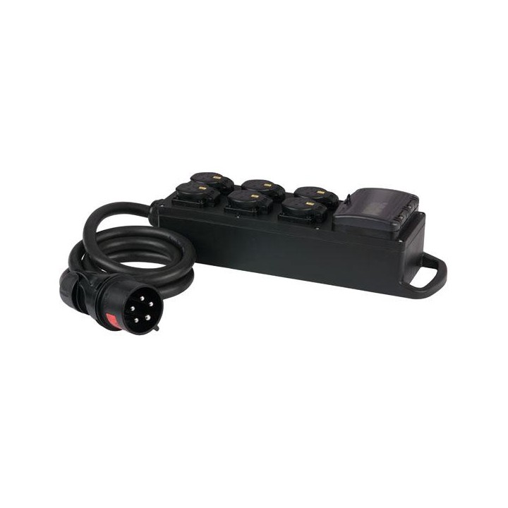 Showtec - MPD-616 Power Splitter - Power Distributor Triphasic 380V 400V | Z-Bombilla