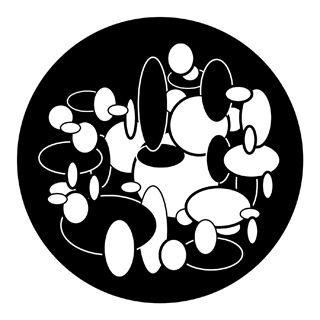 Rosco - 71010 - Standard Acciaio Gobo - Breakups | Z-Bombilla