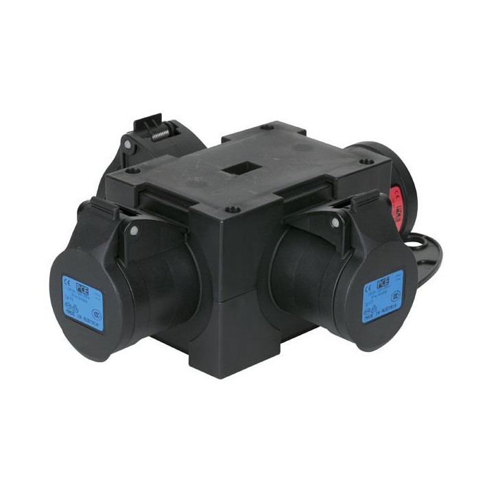Showtec - Powersplit 4 CEE 16A - Power Distributor Triphasic 380V 400V | Z-Bombilla