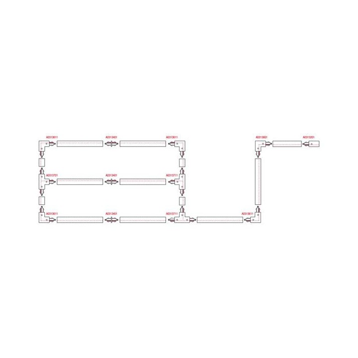 Artecta - 1-Phase Track 1000 mm - Trilho monofásico | Z-Bombilla