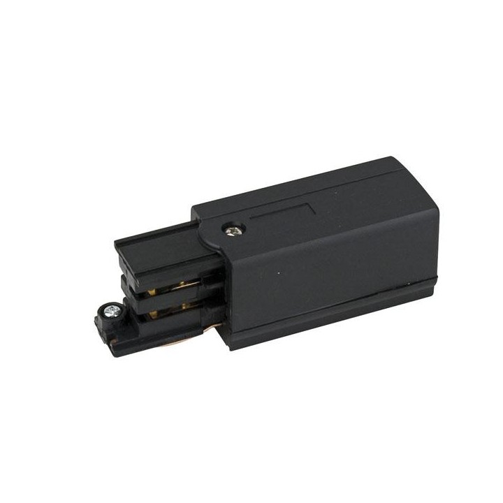 Artecta - 3- Phase Left Feed-In Connector - Acessório leve de trilho | Z-Bombilla