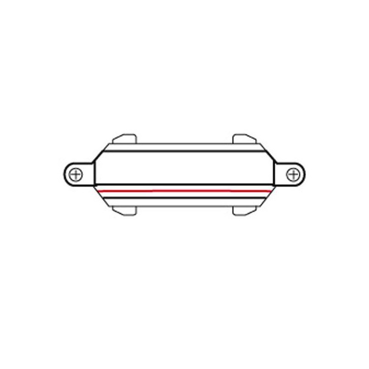 Artecta - 3-Phase Straight Connector - Acessório leve de trilho | Z-Bombilla