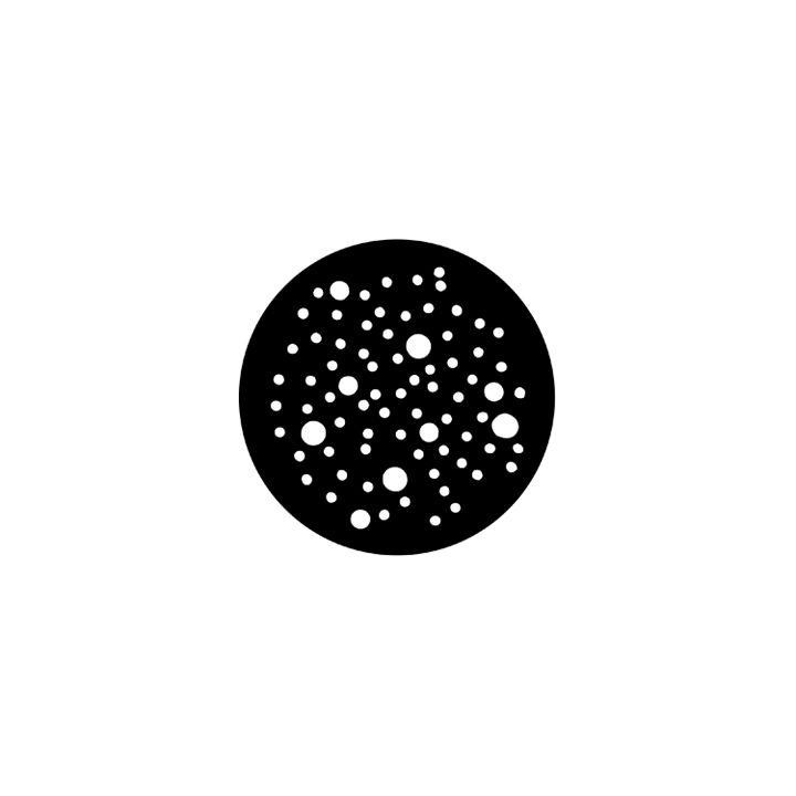 Rosco - 77808 - Standard Acciaio Gobo - Breakups | Z-Bombilla