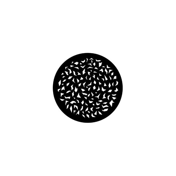 Rosco - 77809 - Standard Acciaio Gobo - Breakups | Z-Bombilla