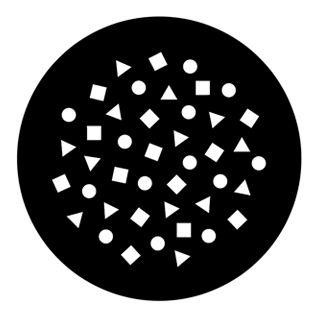 Rosco - 78455 - Standard Steel Gobo - Breakups | Z-Bombilla