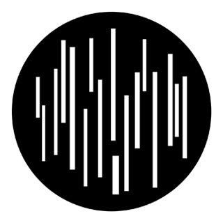 Rosco - 79662 - Aço Padrão Gobo - Breakups | Z-Bombilla