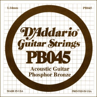 D'addario - PB045 - Acoustic Guitar String | Z-Bombilla