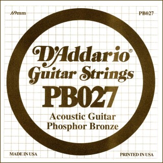 D'addario - PB027 - Acoustic Guitar String | Z-Bombilla