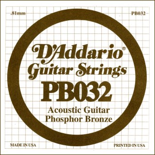 D'addario - PB032 - Acoustic Guitar String | Z-Bombilla