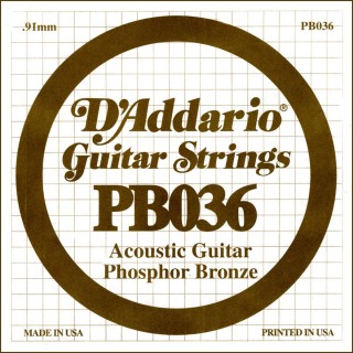 D'addario - PB036 - Acoustic Guitar String | Z-Bombilla