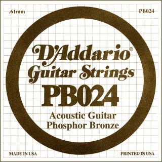 D'addario - PB024 - Acoustic Guitar String | Z-Bombilla