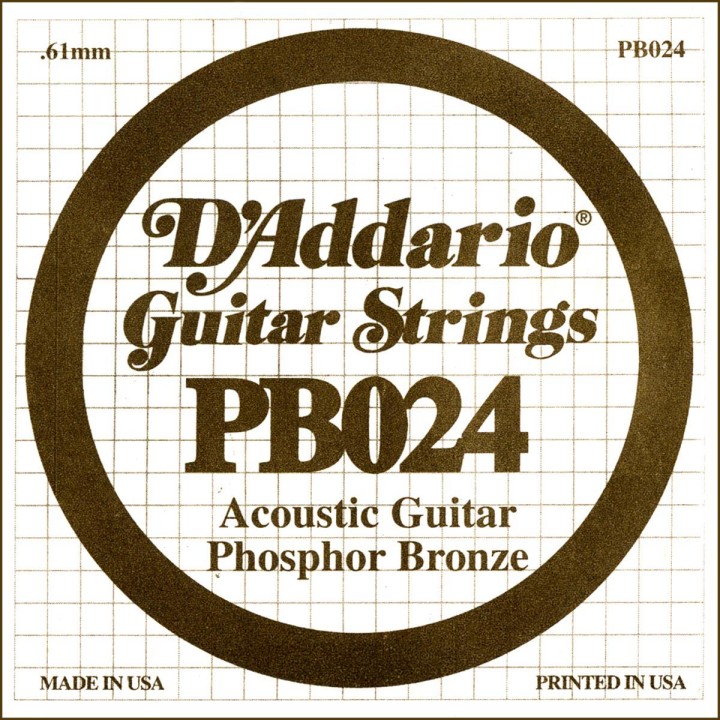 D'addario - PB024 - Acoustic Guitar String | Z-Bombilla