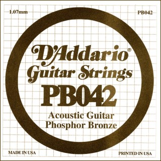 D'addario - PB042 - Acoustic Guitar String | Z-Bombilla