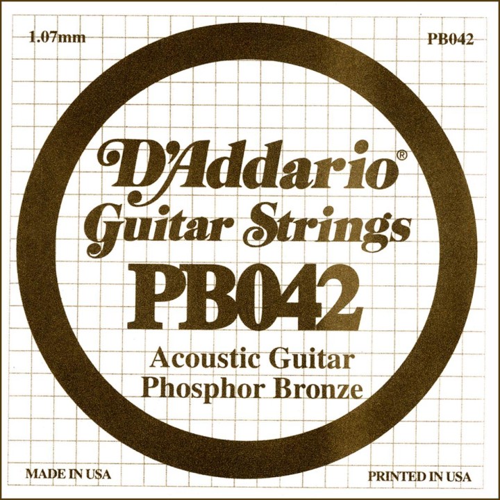 D'addario - PB042 - Acoustic Guitar String | Z-Bombilla
