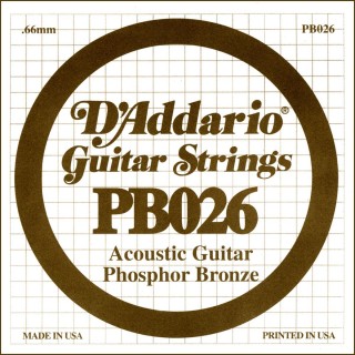 D'addario - PB026 - Acoustic Guitar String | Z-Bombilla