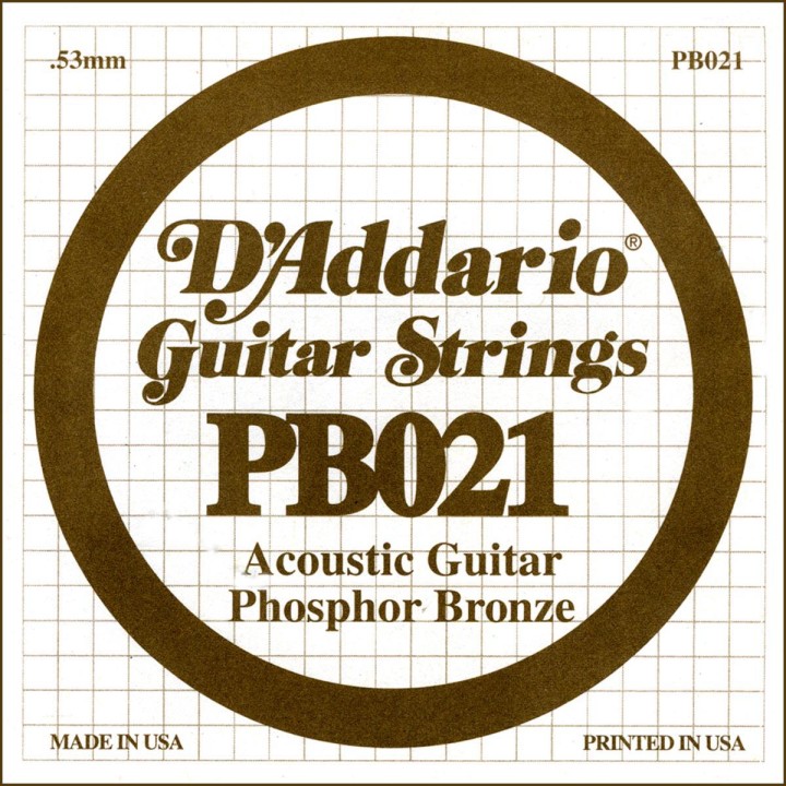 D'addario - PB021 - Acoustic Guitar String | Z-Bombilla