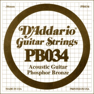 D'addario - PB034 - Acoustic Guitar String | Z-Bombilla