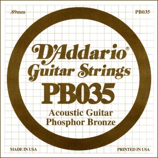D'addario - PB035 - Acoustic Guitar String | Z-Bombilla