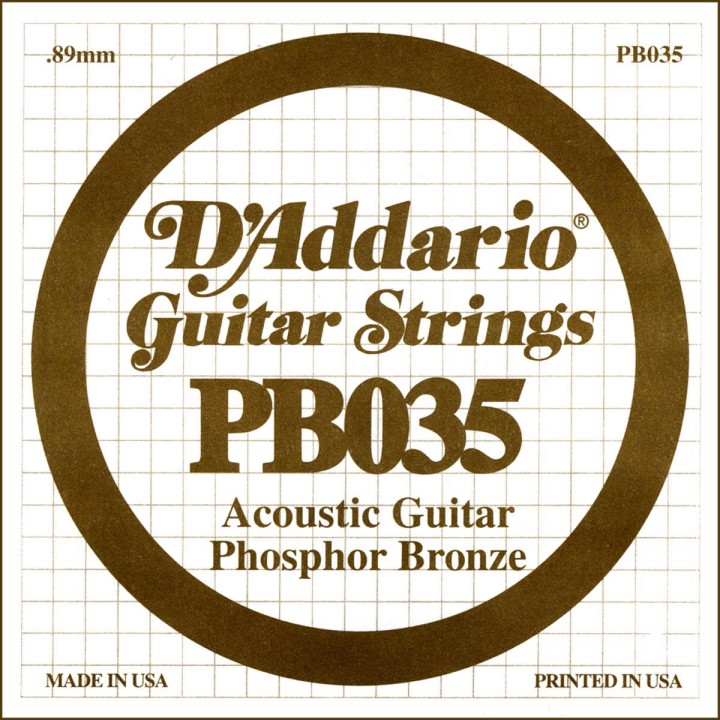 D'addario - PB035 - Corda Guitarra acústica | Z-Bombilla