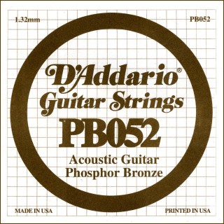 D'addario - PB052 - Acoustic Guitar String | Z-Bombilla