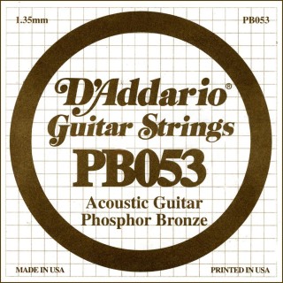 D'addario - PB053 - Acoustic Guitar String | Z-Bombilla