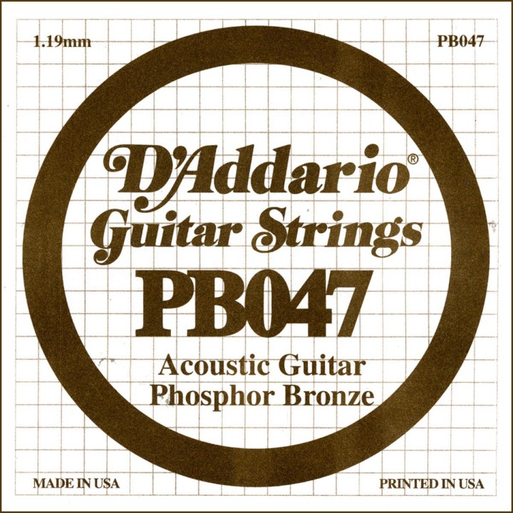D'addario - PB047 - Acoustic Guitar String | Z-Bombilla