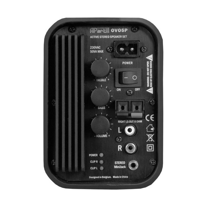 Apart - OVO5P Black - autoalimentato | Z-Bombilla