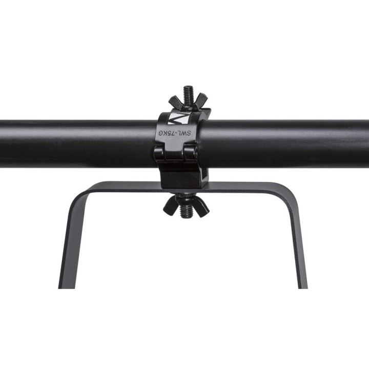 BeamZ - BC38B-75 Garra compacta Slimline 75kg Negra 151.426 - Truss Accessoires | Z-Bombilla