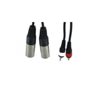 Audiotech - TUC 029 / 1.5 M - Os Cabo de Áudio - Canon - RCA | Z-Bombilla