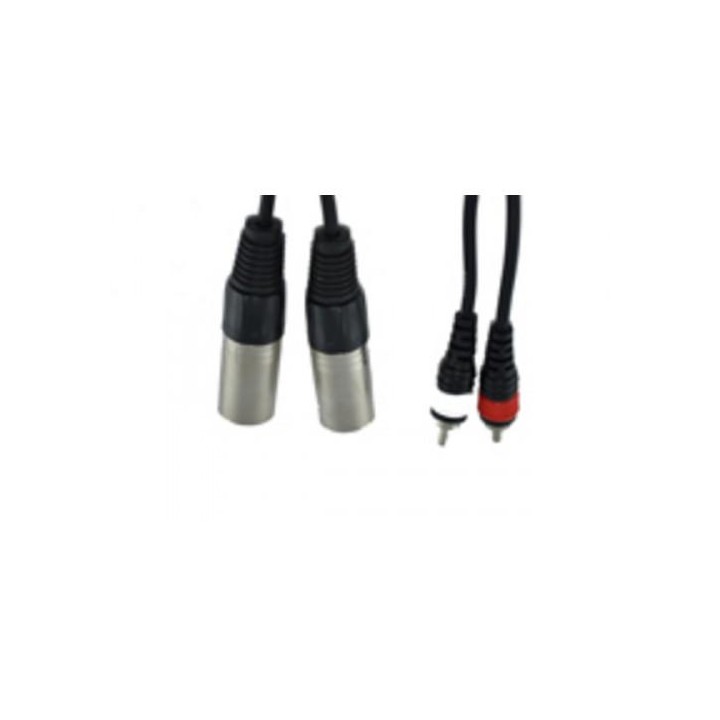 Audiotech - TUC 029 / 3M - Os Cabo de Áudio - Canon - RCA | Z-Bombilla