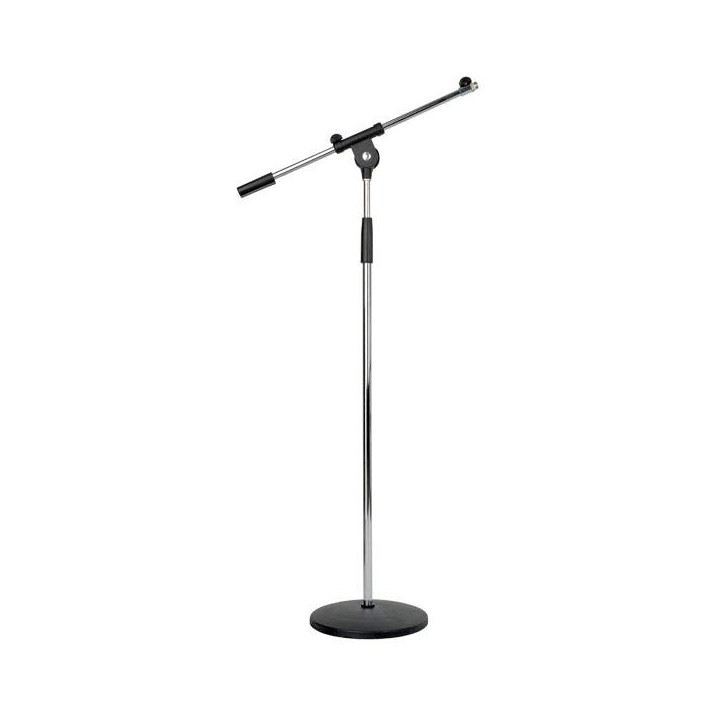 Dap Audio - Mic. Stand 160 cm Chrome - Pied Micro | Z-Bombilla