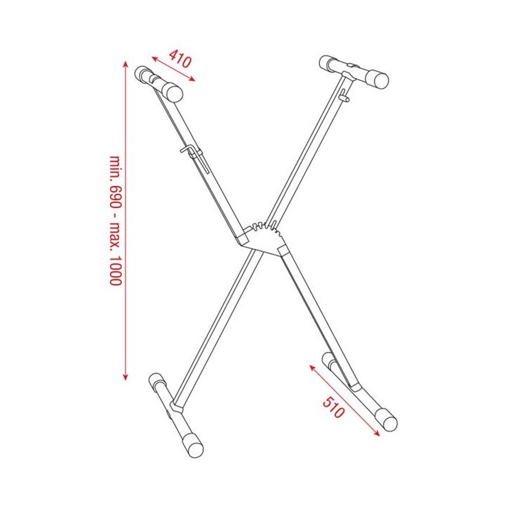 Dap Audio - Keyboard Stand - Suporte Teclados | Z-Bombilla