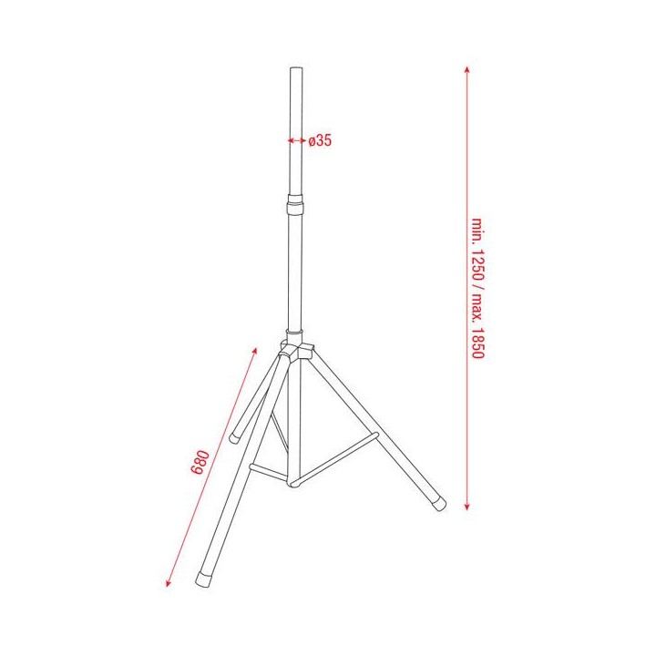 Dap Audio - Speaker Stand set - Speaker Accessories | Z-Bombilla