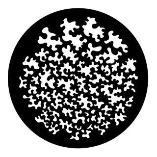 Rosco - 77447 - Standard Acciaio Gobo - Foliage Breakups | Z-Bombilla