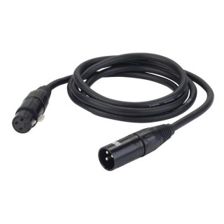 Dap Audio - FL09 - DMX/AES-EBU XLR/M 3 p. - XLR/F 3 p. - Cable XLR DMX | Z-Bombilla