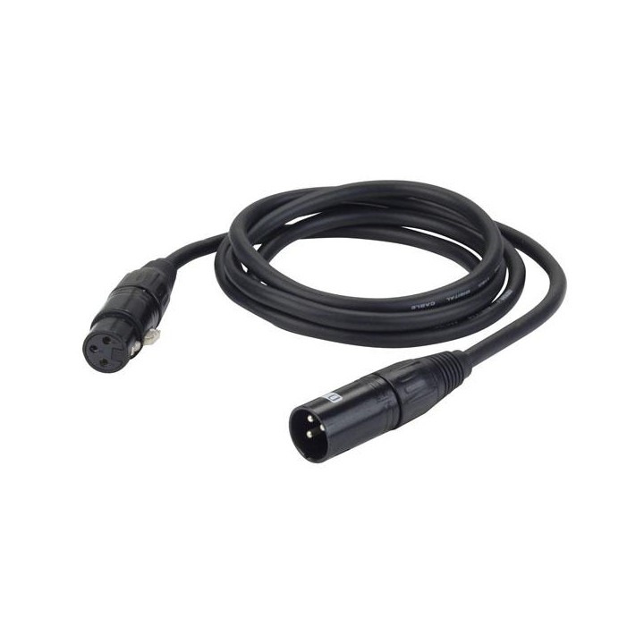 Dap Audio - FL09 - DMX/AES-EBU XLR/M 3 p. - XLR/F 3 p. - Cable XLR DMX | Z-Bombilla