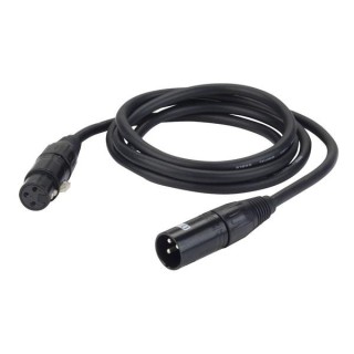 Dap Audio - FL09 - DMX/AES-EBU XLR/M 3 p. - XLR/F 3 p. - Cable XLR DMX | Z-Bombilla
