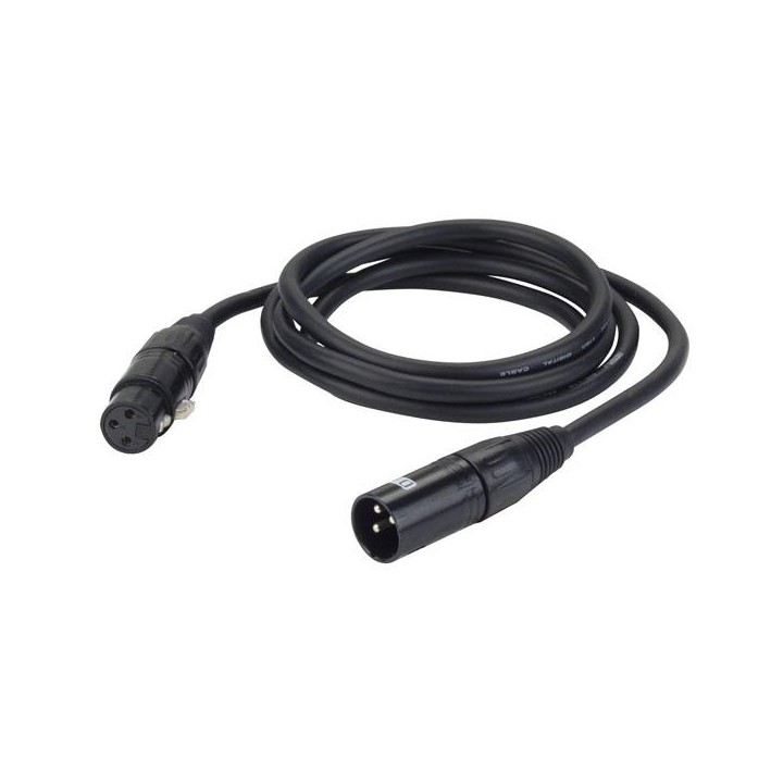 Dap Audio - FL09 - DMX/AES-EBU XLR/M 3 p. - XLR/F 3 p. - Cable XLR DMX | Z-Bombilla
