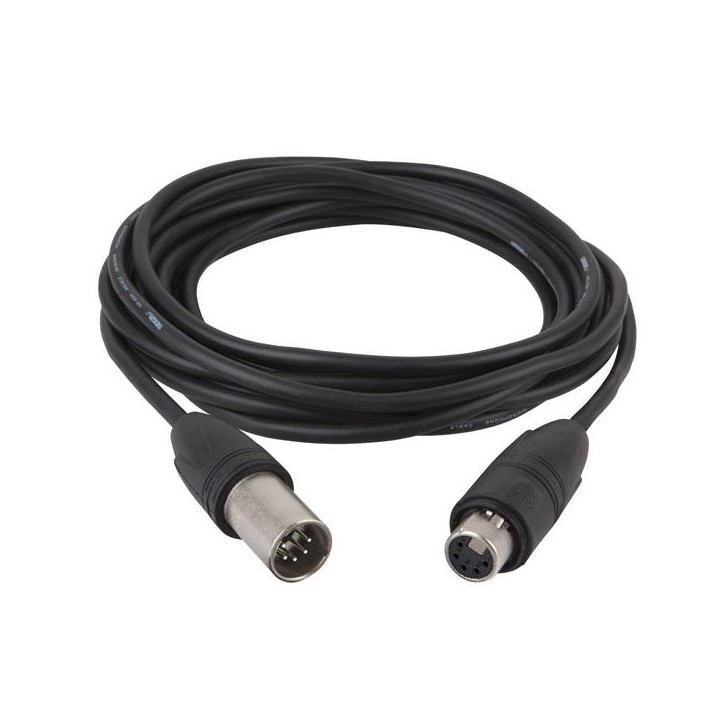 Dap Audio - FL83 - IP65 DMX/AES-EBU XLR/M 5p. - XLR/F 5p. Neutrik - Cable Cànon DMX | Z-Bombilla