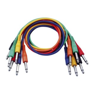 Dap Audio - FL11 - 6 coloured unbal. patch - Cable d'Àudio - Jack - Jack | Z-Bombilla