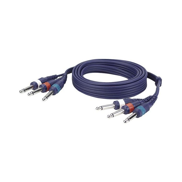 Dap Audio - FL21 - 3 mono Jack - 3 mono Jack - Cable d'Àudio - Jack - Jack | Z-Bombilla