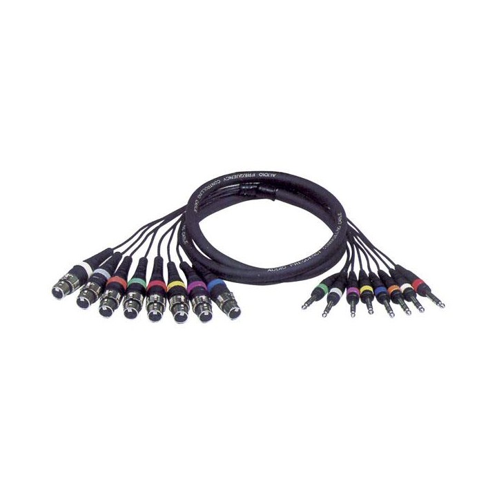 Dap Audio - FL67 - 8 XLR/F 3 p. - 8 Jack stereo - Cable d'Àudio - Jack - Jack | Z-Bombilla