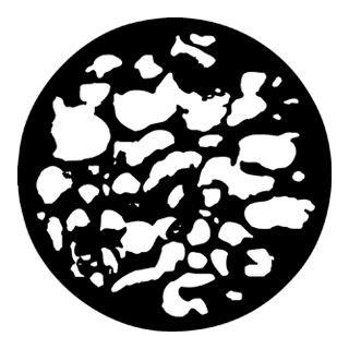 Rosco - 78223 - Aço Padrão Gobo - Foliage Breakups | Z-Bombilla