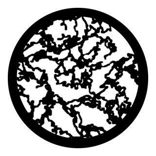 Rosco - 78421 - Aço Padrão Gobo - Foliage Breakups | Z-Bombilla