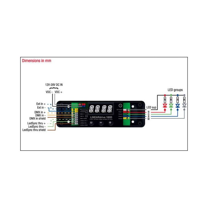 Artecta - LINEARdrive Constant Voltage - Controller Command | Z-Bombilla